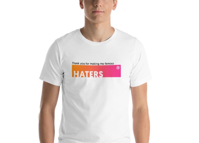 T-Shirt THANK YOU HATERS Jetmindset